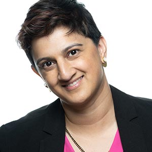 Headshot of Nina Baliga